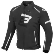 Sparrow Waterproof Black White Textile Motorcycle Jacket