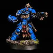 WARHAMMER 40K, PAINTED, Ulthramarines Primaris lieutenant new release