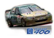 1:10 RC Clear Lexan Body Shell Peugeot 406 BTCC with Ultron decals& extras 190mm