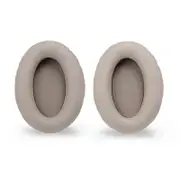 2-pack Headset Sponge Covers for Sony Wh-1000xm2 / Xm3 / Xm4 - Champagne Gold Protein with Card Buckle