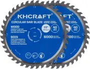 Laser-Cut Circular Saw Blade 10 Inch 40 Teeth ATB 5/8 Inch Arbor 2-Piece General