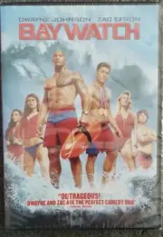 Baywatch (DVD 2017 Widescreen) Dwayne Johnson Zac Efron Brand New Factory Sealed