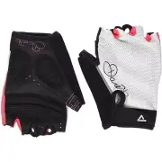 Dare2B Grasp Womens Fingerless Cycling Gloves White Bike Ride Road Breathable