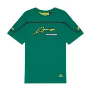 2024 Aston Martin F1 Mens Alonso Kimoa Band T-shirt green size XL