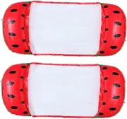 Pcs PVC Floating Bed Water Summer Floating Mat Ergonomic Lounging Hammock Fruit Design