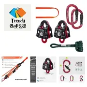 Hardware Kit for 5:1 Mechanical Advantage Pulley Hauling Dragging System Bloc...