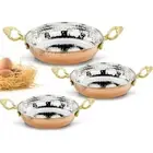 Frying Pan Fryer Copper Sauces Roasting Saute Frier Pan Traditional Hand Made