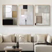 Abstract light grey series 3 sets Poster Prints