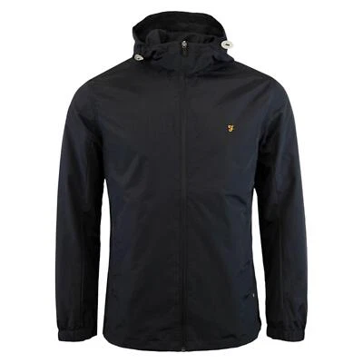 FARAH NEWBERN JACKET BLACK SMART CASUAL INDIE MOD FOOTBALL CASUALS MENS