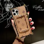 Leather Shockproof Stand Case For iPhone 16 Pro Max 16e 15 14 13 12 11 XS XR 8 7