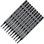 888F Pack of 10 Black Ceramic Rollerball Refills