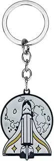 [VNEWSCHI] Rocket Keychain Game Car Key Chain Metal Keychain Pendant Jewelry for Men Gifts Accessories, White, One Size