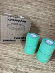 AdirPro 8 Pack Fluorescent Flagging Tape, Multipurpose Neon Marking Tape