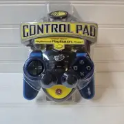 Unopened Catz Dual Force Blue Wired Controller For PlayStation 2 PS2