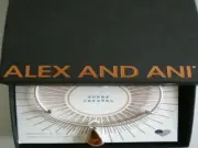 Alex and Ani November Topaz Charm Bangle Bracelet Teardrop Raf Silver NWTBC