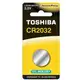 【東芝Toshiba】CR2032鈕扣型 鋰電池1粒裝(3V DL2032鈕型電池 無鉛 無汞)