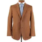 Sant'Andrea NWT Silk / Cashmere Sport Coat Size 50R (40R US) In Solid Vicuna
