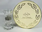 Lenox ~ Pave Jewels Crystal Collectibles ~ Trumpet Posy Vase ~ NEW IN BOX