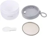 Amosfun 1Pc Portable Cereal Cup with Lid Microwave Safe Breakfast Cup for Oats and Soups Food Jar for School Office and Travel Leakproof Design