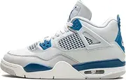 [Jordan] Big Kid's 4 Retro Off White/Military Blue (HF4281 141)