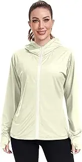 [GAIGEO] Womens Rash Guard Hiking Light Goldenrod Yellow UV Protection Sun Shirts Long Sleeve Tops UPF 50+ S
