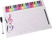 SECFOU Erasable Writing Staff Whiteboard Music Teaching Practice Portable and
