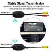 Wireless Video Transmitter Receiver Kit Car Rear View Camera Reverse Backup