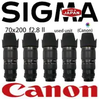 在飛比找蝦皮購物優惠-適用於佳能的 Sigma 70 x 200mm f208 I