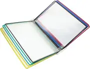 TEHAUX 2pcs Lightweight Wall-Mounted Folder Holder Document Hanging Storage Bag for Office and Home