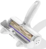 [Sebtle] Pet Hair Remover Roller,Reusable Animal Hair Removal Brush for Dogs and Cats,Lint Remover Easy to Clean Pet Fur from Carpet,Sofa,Bedding,Furniture and Rugs,White