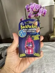 Vintage NEW Sealed On Card Ray-O-Vac Backpackers Mini KeyChain Light Lantern BPL
