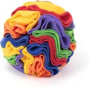 Dog Snuffle Ball, Dog Sniff Mat Fleece Foraging Mat Interactive Dog Toys Ball
