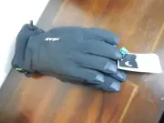 Head Unisex Ski Glove, Dupont Sorona Insulated, vent/pocket zipper, BLACK, XL