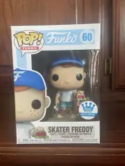 Funko POP! Freddy Funko: Skater Freddy #60 Funko Shop Exclusive Sticker VAULTED!