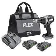 24V Brushless Cordless 1/2-Inch 750 In-Lbs Torque 2-Speed Drill Driver Kit wi...
