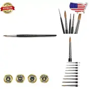 Series 7 Kolinsky Sable Watercolor Brush - #6 Short Handle, Professional Quality