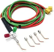 Mini Oxygen Torch Kit, Micro Oxygen Acetylene/Butane Gas Welding Torch with 5pc Tips for Jewelry Repair