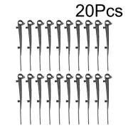 Keep Your Gutters Clean With Gutter Brush Clips - 20pk Black/Gray Replacement