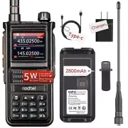 RT-470X Multi-Band Ham Radio 256CH Aviation Air Band Radio NOAA Marine Walkie...