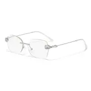Mens Ladies Magnifying Eyewear Rimless Fashion Magnifier Readers Reading Glasses
