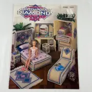 Vtg Annie's Attic Fashion Doll Water Bed Bedroom Suite Plastic Canvas 879006 New