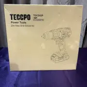 Cordless Drill Set 33 Pcs 20V Brushless Drill Driver Kit 33 Brand New Teccpo