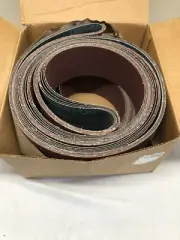pack of 10 - deerfos pa631+ 60 grits 3" x 132" sanding belt