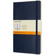 Moleskine Soft Cover Notebook Ruled Large Sapphire Blue