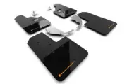 Rally Armor Fits 21-25 Ford Bronco (Steel Bmpr + RR- NO Rptr/Sprt) Blk Mud Flap