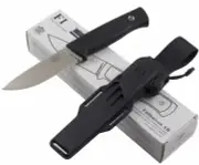 Fallkniven F1 Fixed Blade Knife Satin Finish Stainless Black Thermorun NZ
