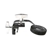 1 Pack Snare Drum Mutes Clamp On Tones Control with Pad Black Drum Mute Tool