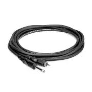 Hosa 10' Unbalanced RCA to TS 1/4" Cable CPR-110 10-foot Phono