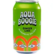 Aqua Boogie Seltzer Ginger Lime Can 355ml