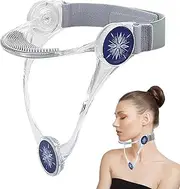Neck Posture Corrector | Portable Stretcher for Chin - Angle-adjustable Neck Brace with 360° Soft Chin Support for Indoors and Outdoors